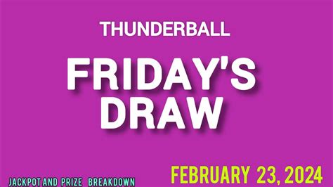 watch thunderball draw live|Watch the Latest Lottery Draws .